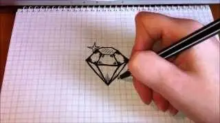 Простые рисунки #89 Как нарисовать Бриллиант 💎