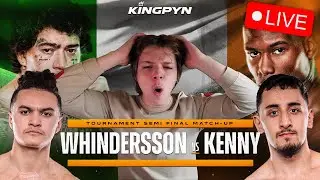 🔴KINGPYN SEMI-FINALS: Whindersson Nunes vs King Kenny WATCH PARTY REACTIONS!! - SMOKED
