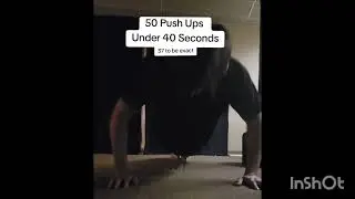 50 Push Ups in 37 Seconds | 50 Squats in 49 Seconds #boxkunedo #jonnythebrucelee #strength #training