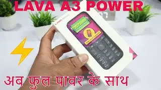 Lava A3 Power ⚡ Unboxing ⚡ Vibration Support ⚡ 2575mAh ⚡ Cheap Feature Phone 2023 🔥