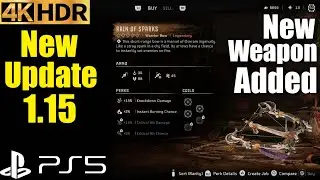 Rain of Sparks Warrior Bow Location Horizon Forbidden West Update 1.15 Patch PS5 Gameplay 4K 60FPS