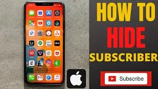 How To Hide Subscribers on Youtube In iPhone 11 || subscriber hide kaise kare?