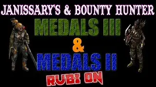 War Commander Medals II & III - Janissary & Bounty Hunter On Rubi.