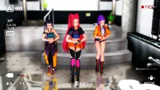 Хантрикс так сильно хочет в туалет 💩 | Kpop Demon Hunters MMD Часть 2