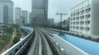 Japan Travels Ep.20 (Final): Yurikamome ride from Shijo-mae to Toyosu Station #toyosu #tokyo #japan
