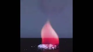 A very colorful reaction. This video shows the reaction between iodine pentoxide (I2O5) and Lithium