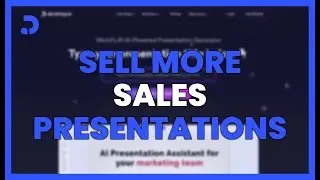 SELL MORE with SALES PRESENTATIONS created in DECKTOPUS AI