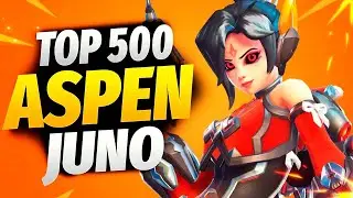 Аспен демонстрирует невероятный геймплей на Джуно! [Топ-500 20-го сезона Overwatch 2]