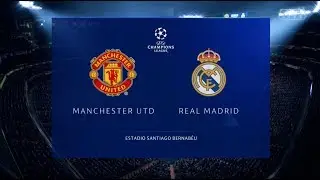 Fifa 19 Manchester United vs Real Madrid Xbox One S Full Match Gameplay