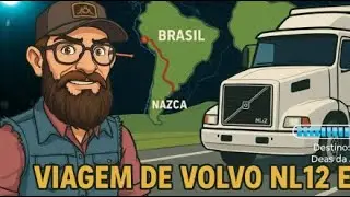 Frete at&eacute; Nazca de Volvo NL 12 EDC- Mapa Rotas Brasil