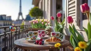 Eiffel Bossa Sunset &ndash; Chill Jazz from a Balcony in Paris 🌇☕