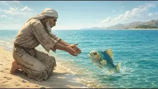 صياد فقير أطلق سراح سمكة غريبة الشكل.. وفي اليوم التالي وجد الشاطئ ممتلئاً بما غيّر حاله للأبد!
