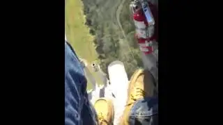 Helicopter tree trimming