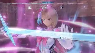 BLUE REFLECTION (PS4) - 1st Boss fight 1080 (HD60fps)