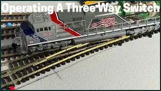 Three way Turnout for Model Railroad Engineer - Electrical NMRA Acheivement Program