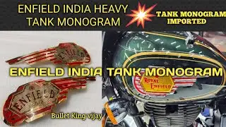 Royal Enfield petrol tank monogram Enfield India | petrol tank monogram heavy quality