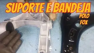 Como trocar suporte de bandeja e buchas Polo, Fox, CrossFox, SpaceFox 