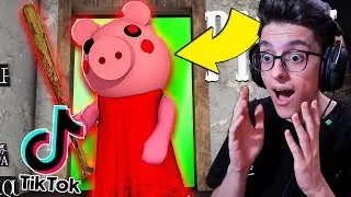 REAGIAMO AI TIK TOK VIRALI DI ROBLOX!! *PIGGY COMPRESO*