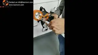 Plastic pipe handheld tape wrapping machine AT-100 - Suzhou Crown
