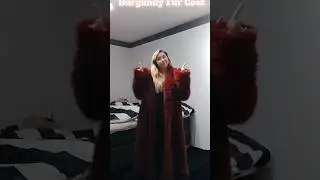 Burgundy Fur Coat #fauxfur #burgundy #furcoat #missguided #coloroftheseason #burgundy