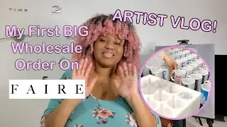 Artist Vlog: My First Big Wholesale Order On Faire!
