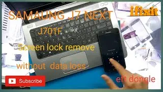 j 7 next lock remove without data loss