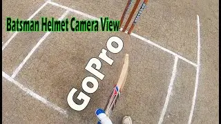 GoPro Batsman Helmet Camera View [ Jammu Vs Rajasthan ]