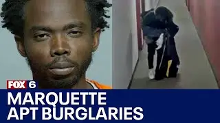 Surveillance shows Marquette Campus West apartment burglaries | FOX6 News Milwaukee