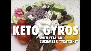 KETO GYROS&nbsp;RECIPE WITH FETA AND CUCUMBER 