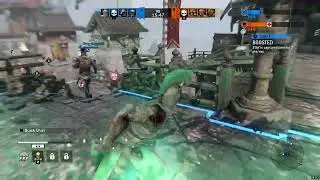 For Honor - Lawbringer gets slapped then thrown off the side of a mountain