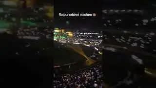 Sahid Veer Narayan Singh Stadium Raipur || ind vs nz #icc #cricket #raipur