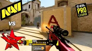 ПЕРВАЯ ИГРА НАВИ!! - NAVI vs 5yclone - ЛУЧШИЕ МОМЕНТЫ - Карта 2 - ESL Pro League | КСГO