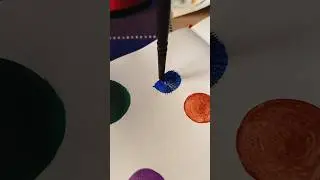 How to Paint Shiny Christmas Balls#art #painting#shorts#shortsfeed#christmaspainting
