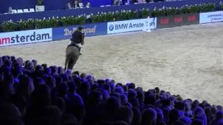 Gerco  Schr&ouml;der - Glock&acute;s Dobelensky -  Barrage Jumping Amsterdam, 29-1-2017