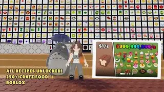 CRAFT FOOD 100% COMPLETE! HOW TO COOK ALL RECIPES IN CRAFT FOOD ROBLOX. ALL RECIPES UNLOCKED 🍫🍮