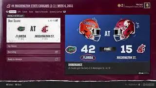GTR Dynasty/// #5 Florida @ #4 Washington State