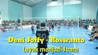 Deni Joffy - Ruswanto Layak Menjadi juara mengalahkan Febry - Try Sandi Gusti