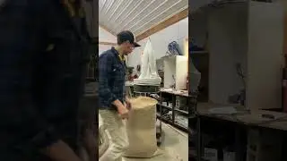 Unloading my Harbor Freight dust collector!
