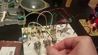 DIY Drum Circuit LM358 Op Amp CD 4016 Hex Inverter CD 4040