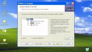 Installing Apache HTTP Server, PHP, MySQL and phpMyAdmin on Windows XP