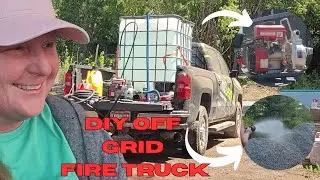 How to set up an off grid Fire Truck cheap//Trash Pump from Harbor Freight does it really work?