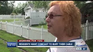 Residents want Comcast to bury their cable