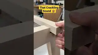That Crackling Sound  👆👆#wood #woodworking #asmr #satisfyingvideo #shorts
