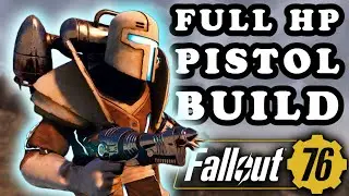 Amazing Full HP Gunslinger - Pistol Build with Alien Blaster - Fallout 76