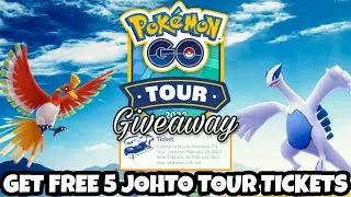 Get Johto Tour Ticket For Free😍| Giveaway Of Pokemon Go johto tour Ticket Worth Of 5000 INR
