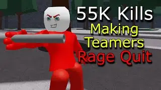 Fake KJ Making Teamers RAGE QUIT😂💀 The Strongest Battlegrounds