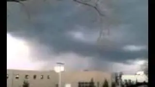 Wall Cloud in Tecumseh Read Windsor,Ontario