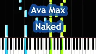 Ava Max - Naked Piano Tutorial