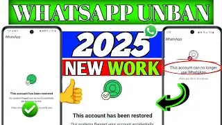 This account cannot be longer use Whatsapp New process 2025 | How to fix solution Whatsapp unbanned