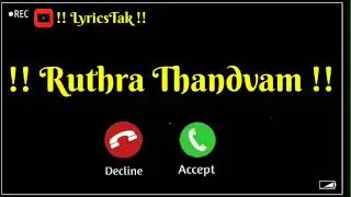Ruthra Thandavam Bgm. Ruthra Thandavam Ringtone. South Ringtone. Villain Ringtone. LyricsTak